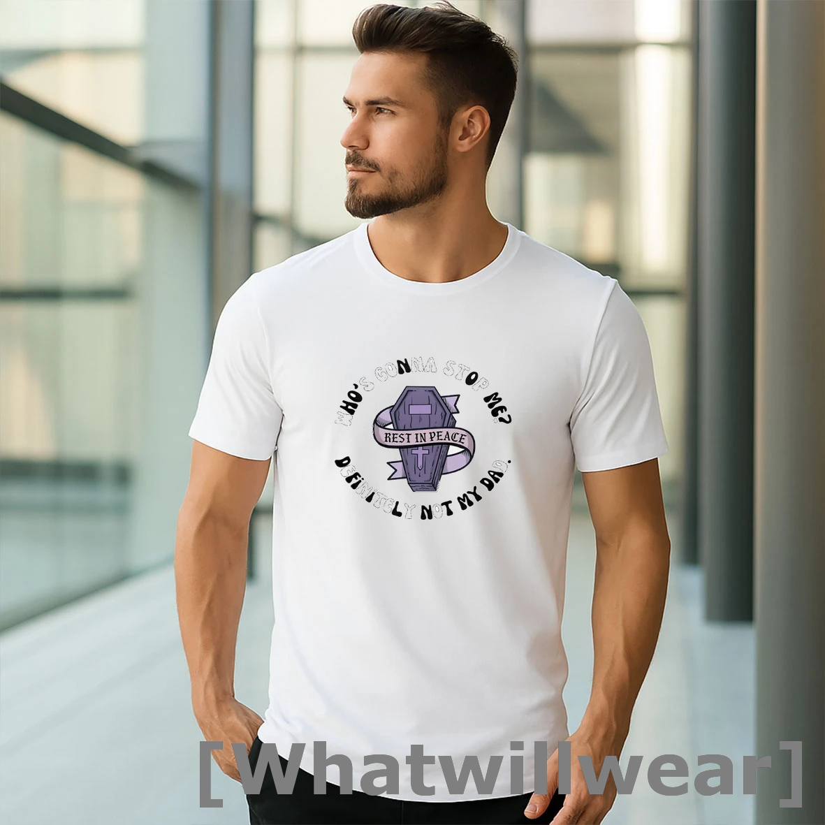 Official Whos Gonna Stop Me Rest In Peace Definitely Not My Dad Tshirts Sweater