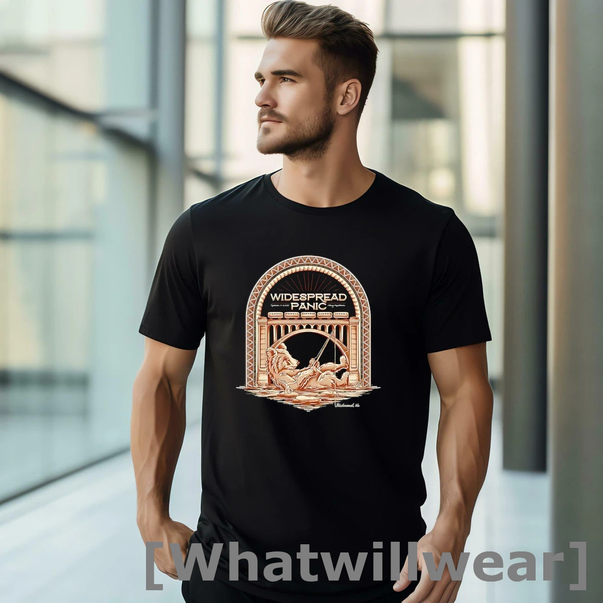 Official Widespread Panic Bear Gone Fishing Shirts