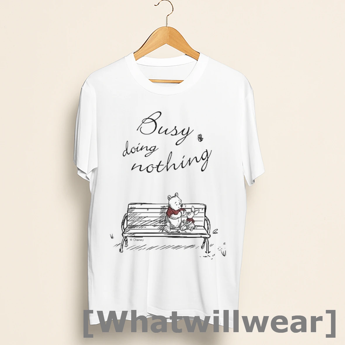 Official Winnie The Pooh And Piglet Busy Doing Nothing Shirts