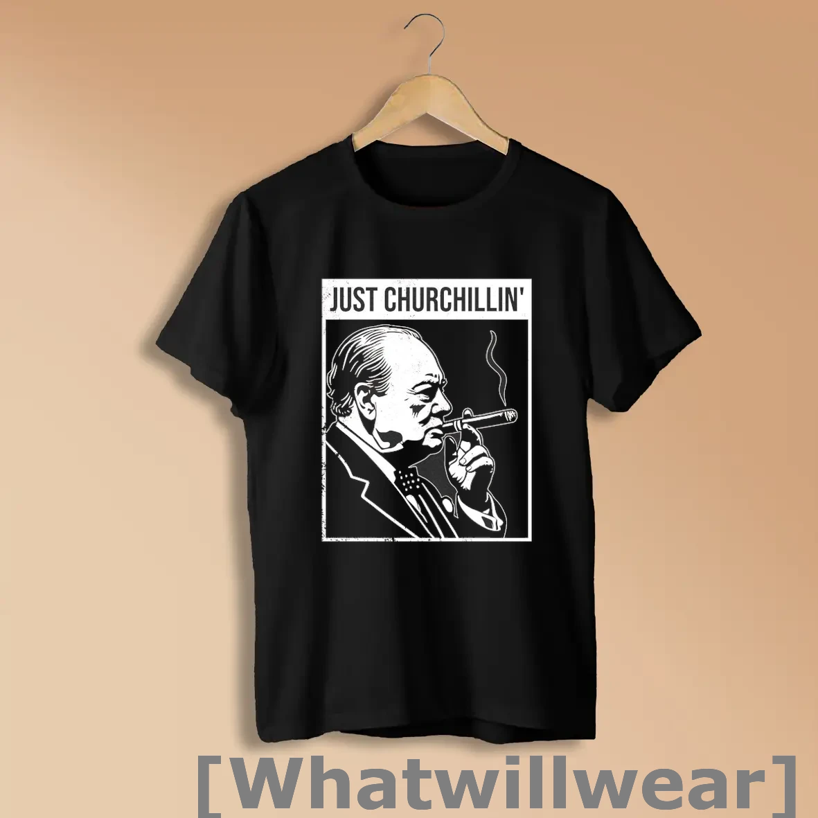 Official Winston Churchill Smoking Just Churchillin Shirts