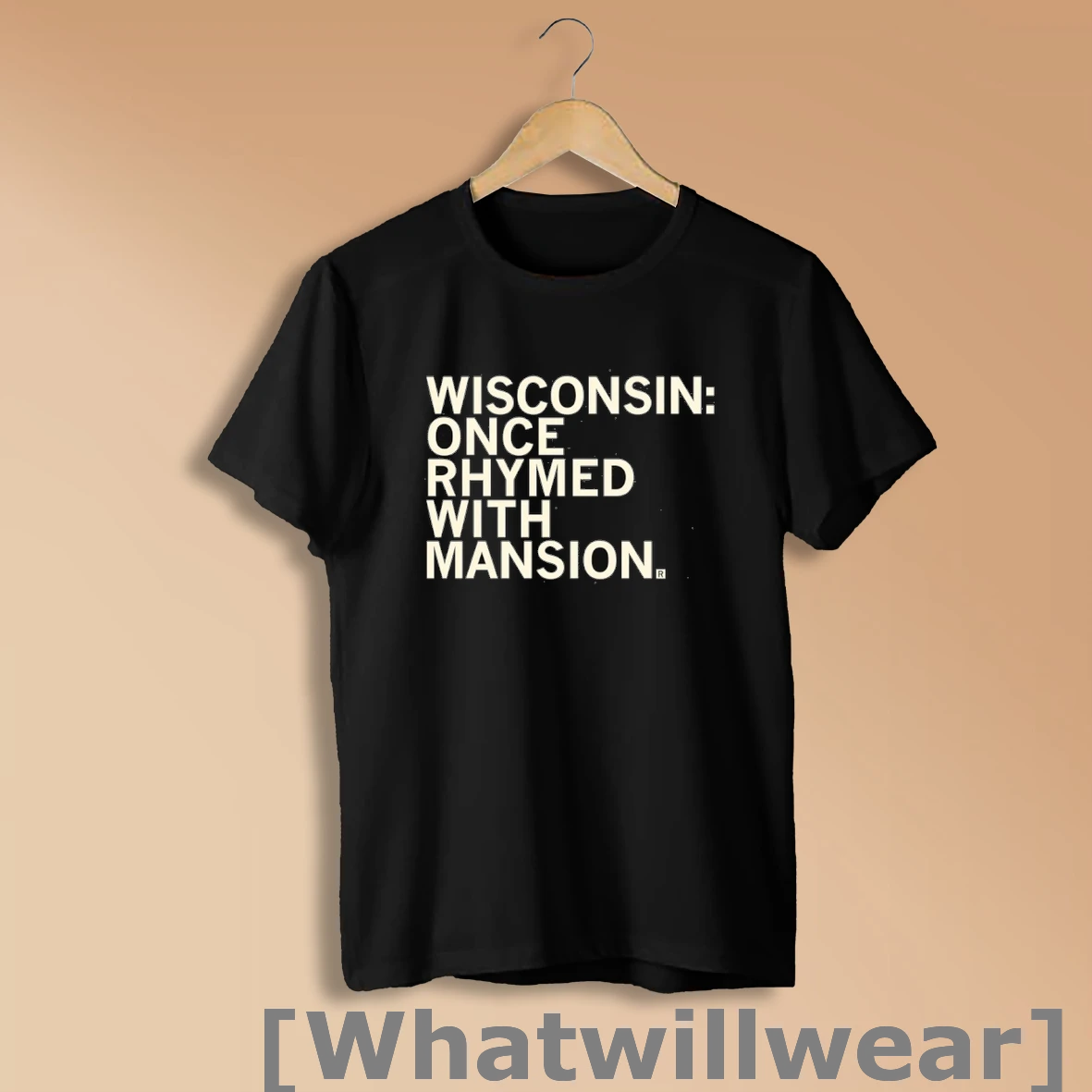 Official Wisconsin Once Rhymed With Mansion Shirt Sweatshirt