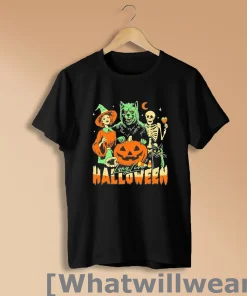 Official Witch Werewolf Skeleton Team Squad Long Live Halloween Shirts