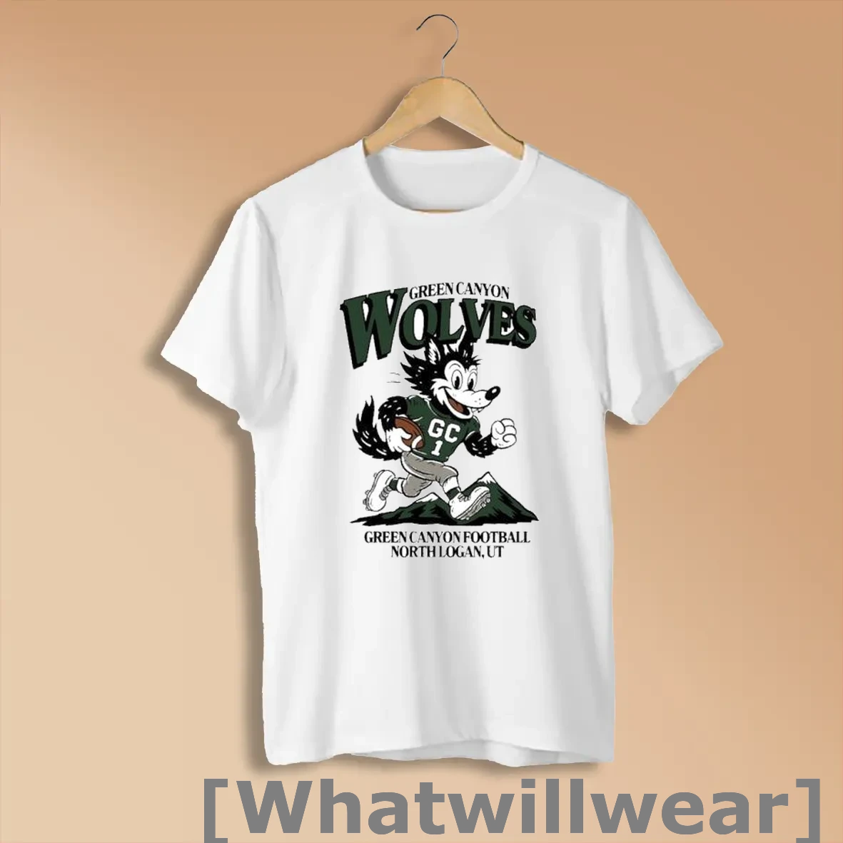 Official Wolves Green Canyon Football North Logan Mascot Shirts