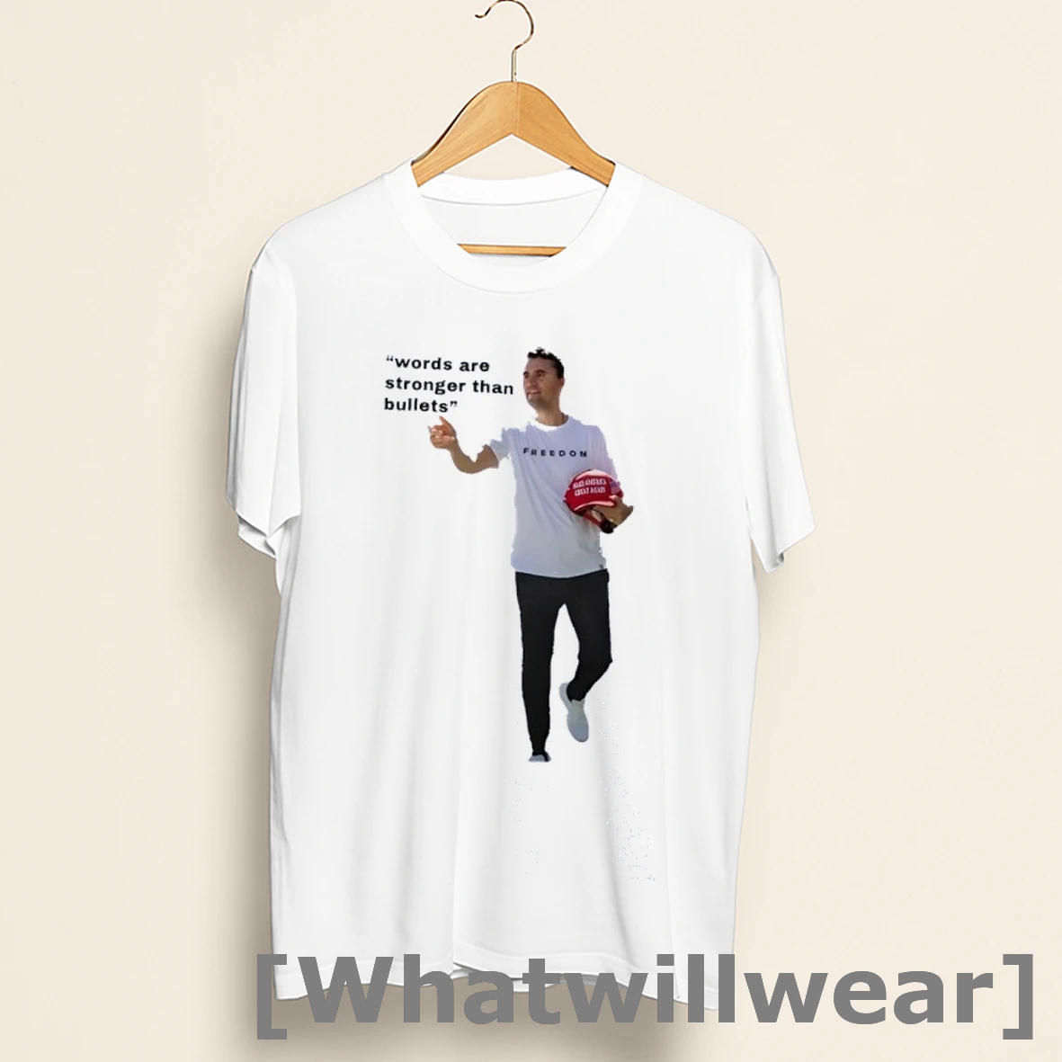 Official Words Are Indeed Stronger Than Bullets Charlie Kirk Shirts