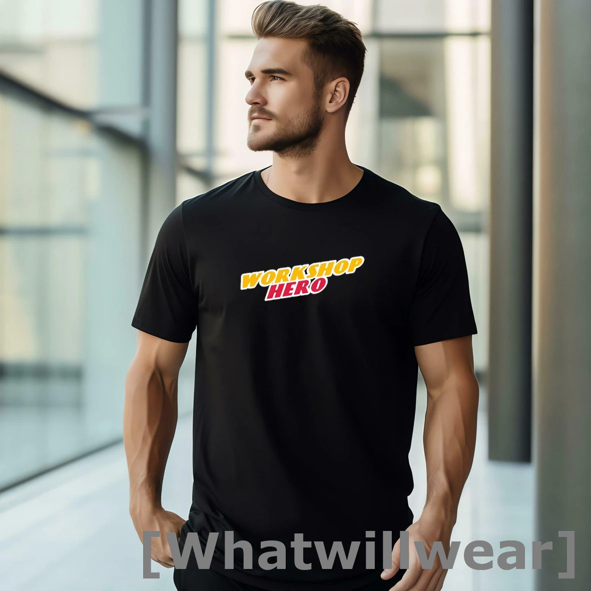 Official Workshop Hero Logo Tshirts Sweater