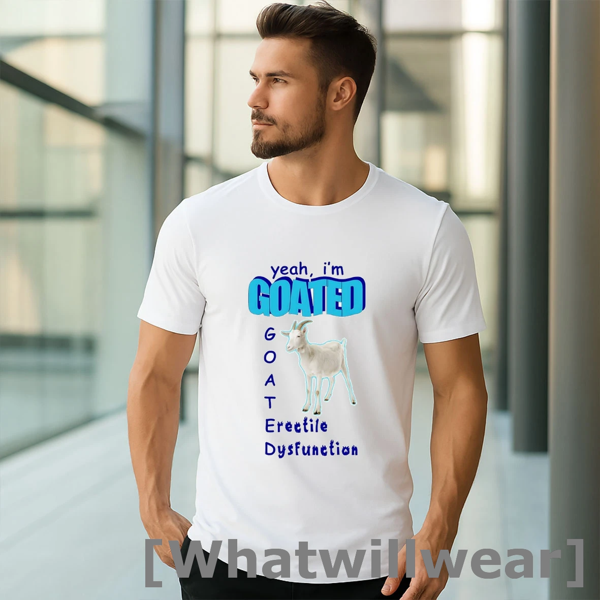 Official Yeah Im Goated Goat Erectile Dysfunction Tshirts Sweater