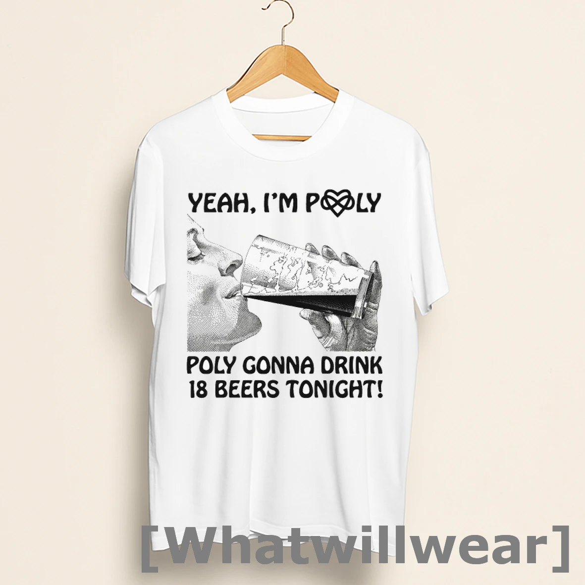Official Yeah Im Poly Poly Gonna Drink 18 Beers Tonight Shirts