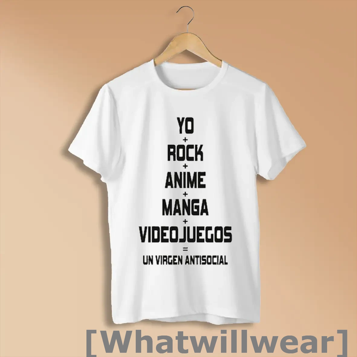 Official Yo Rock Anime Manga Video Juegos Un Virgen Antisocial Shirts