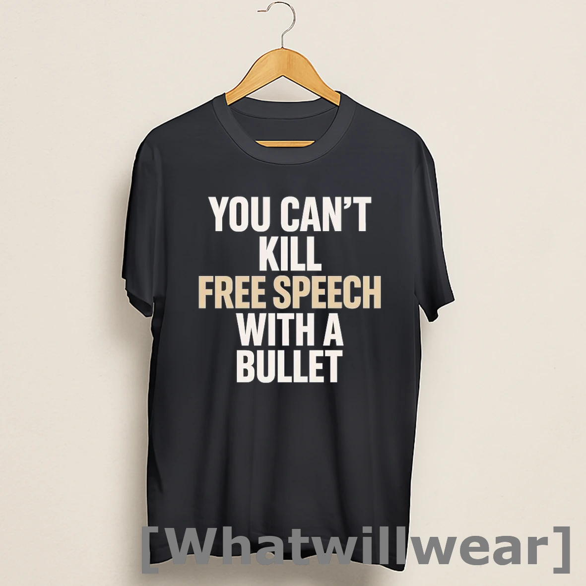 Official You Cant Kill Free Speech With A Bullet Shirts
