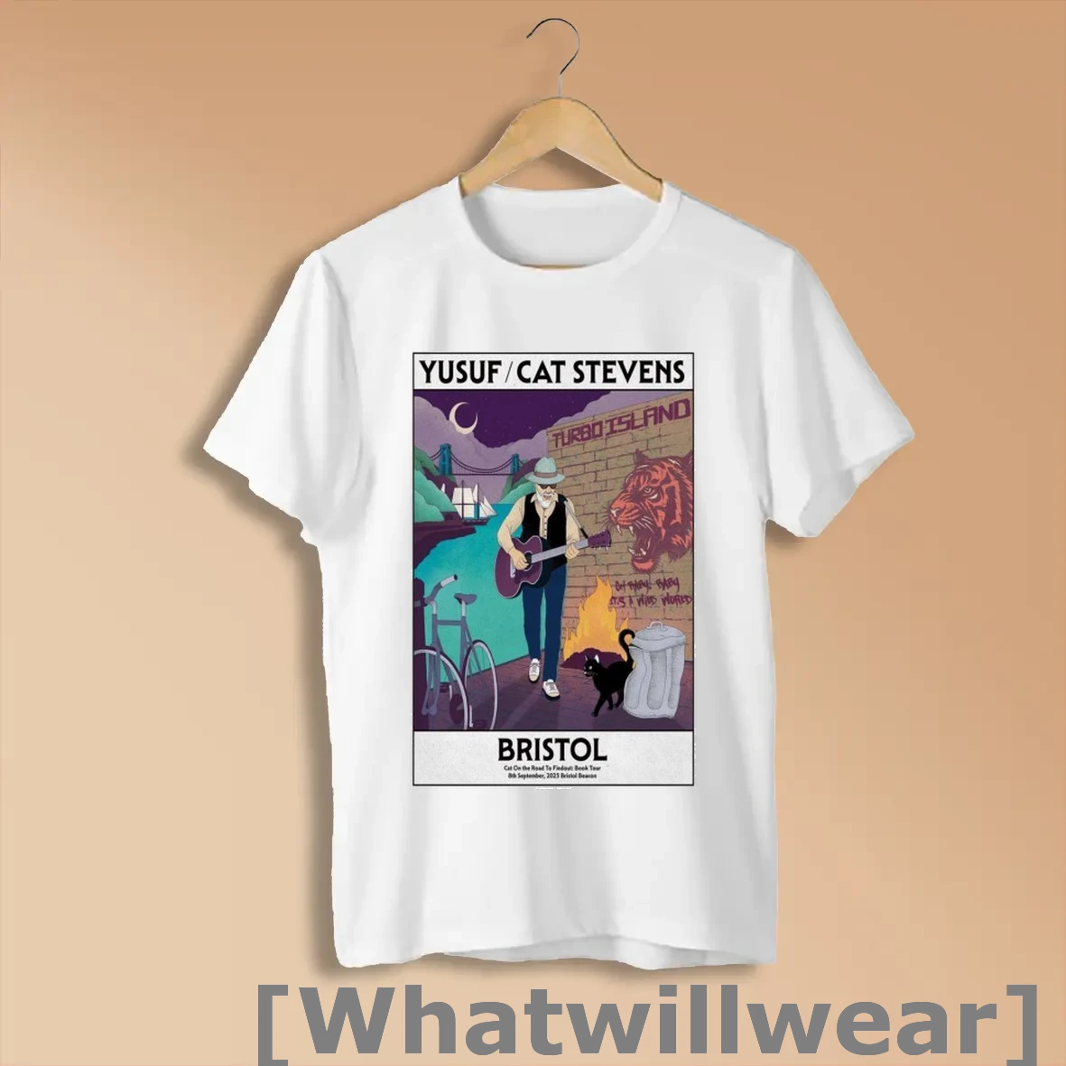 Official Yusuf Cat Stevens Bristol Uk 08 Sep 2025 Shirts