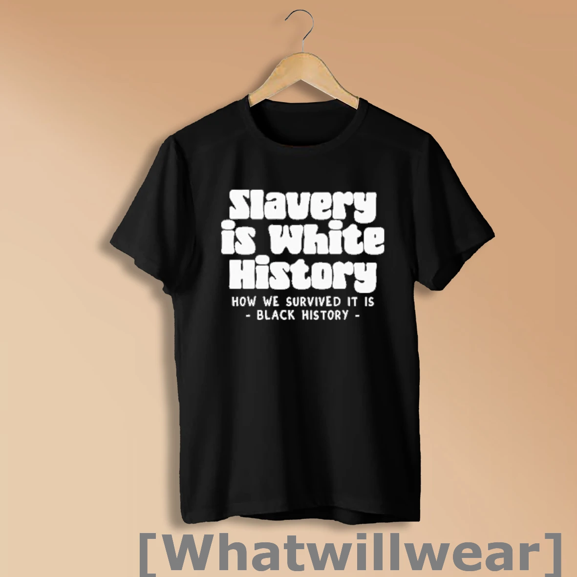 Official Zo0gfatf Slavery Is White History How We Survived It Is Black History Shirt Sweatshirt
