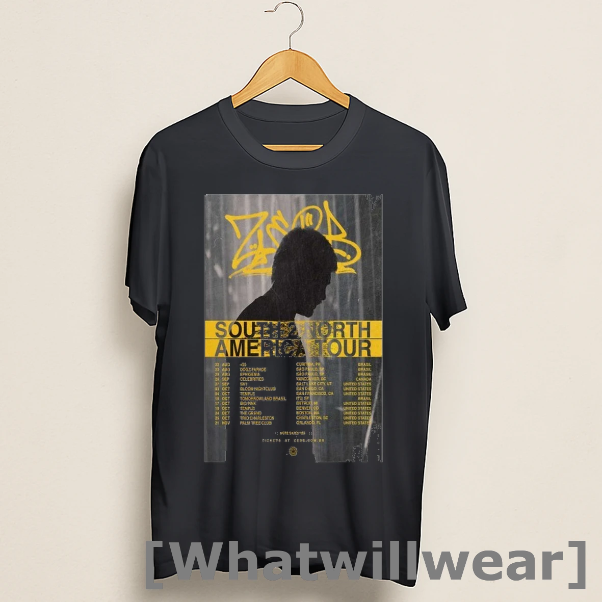 Official Zerb South 2 North America Fall Tour 2025 Dates Shirts