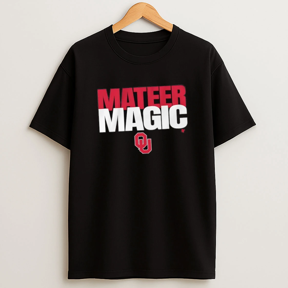 Oklahoma Football John Mateer Magic Baseball Logo Shirts