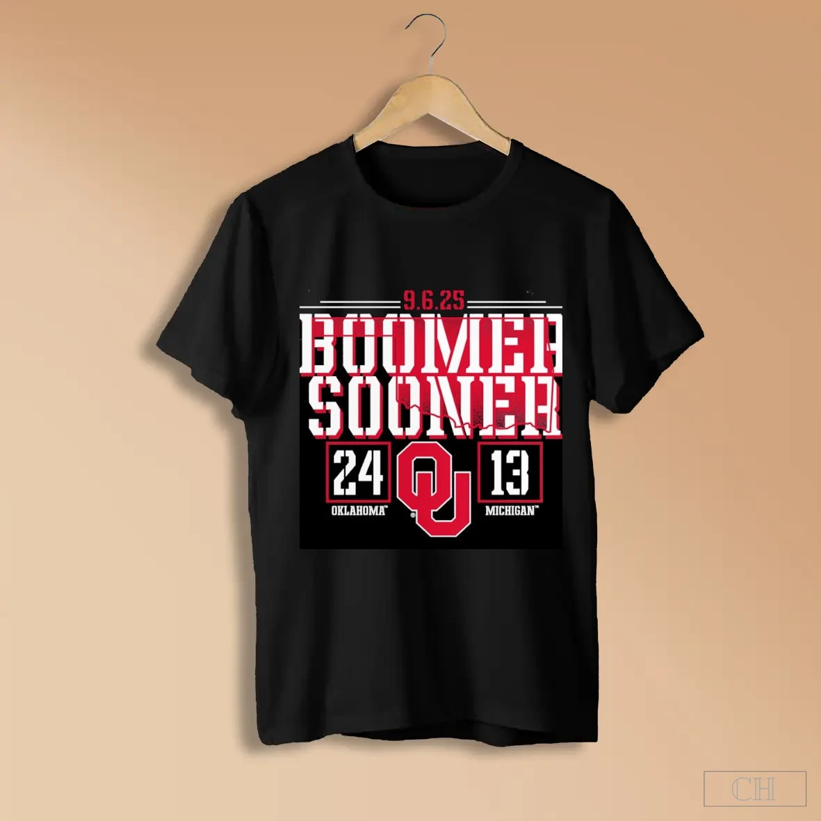 Oklahoma Sooners Vs Michigan Wolverines 2025 Score Shirts