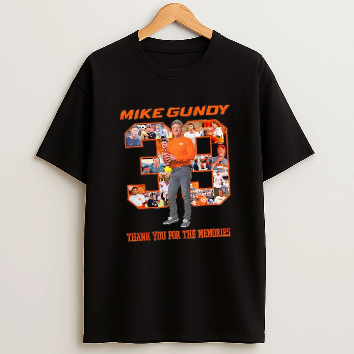Oklahoma State Football Mike Gundys Thank You For The Memories Shirts