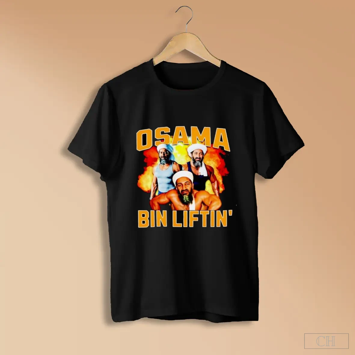 Osama Bin Liftin_ Bodybuilder Funny Parody S Black Shirts