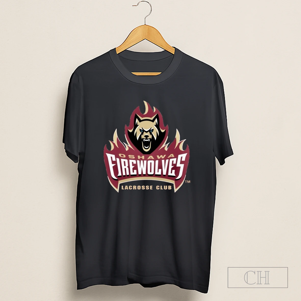 Oshawa Firewolves The Return Of Lacrosse To Durham Region Logo Shirt