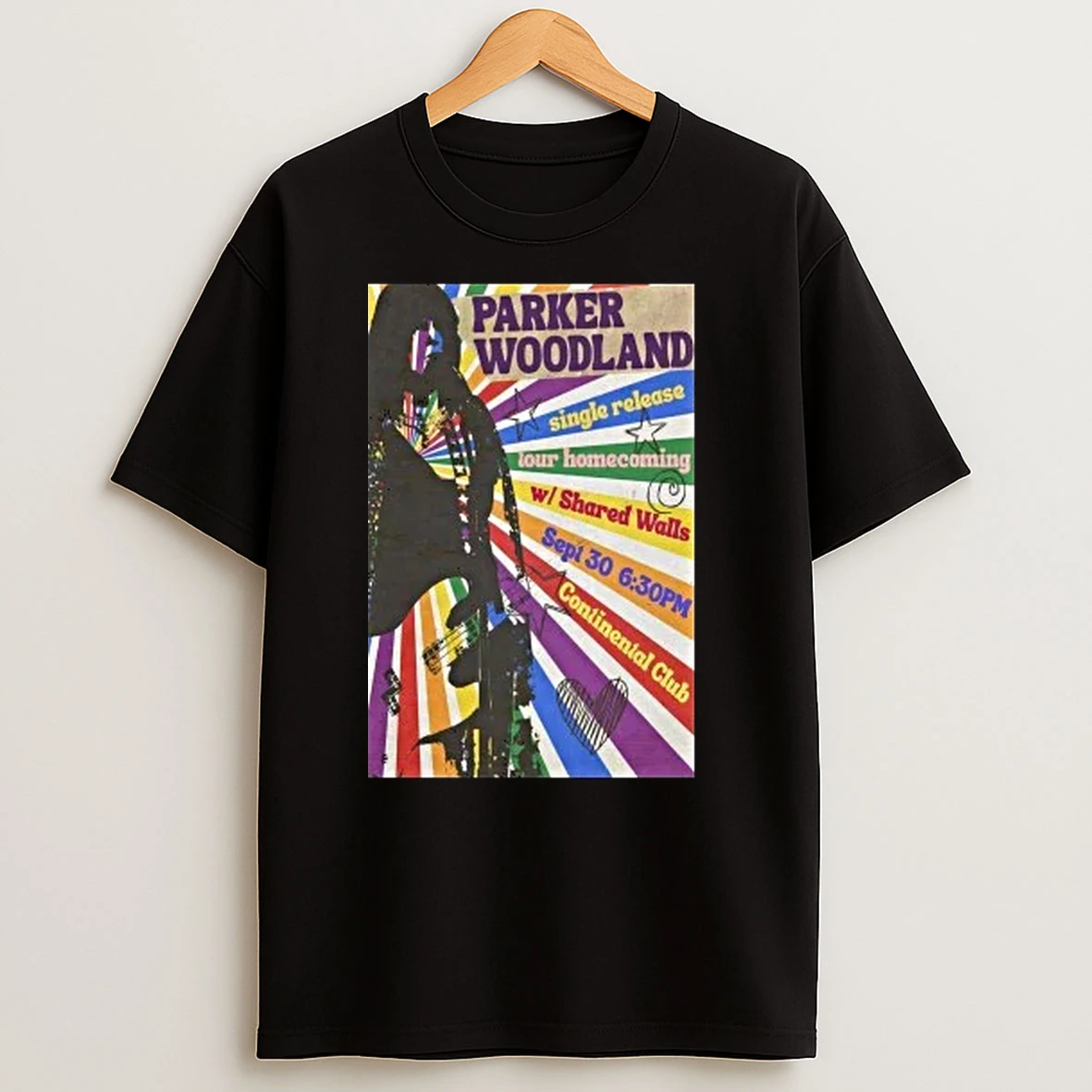 Parker Woodland Continental Club Austin Sept 30 2025 Shirts