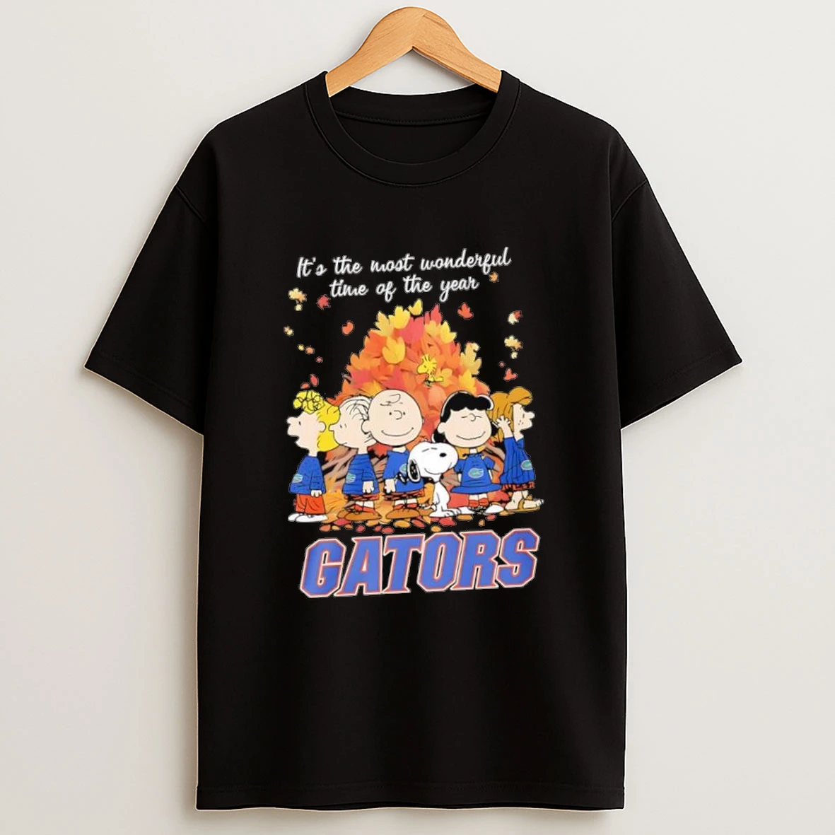Peanuts Characters X Florida Gators Its The Most Wonderful Time Of The Year Shirts