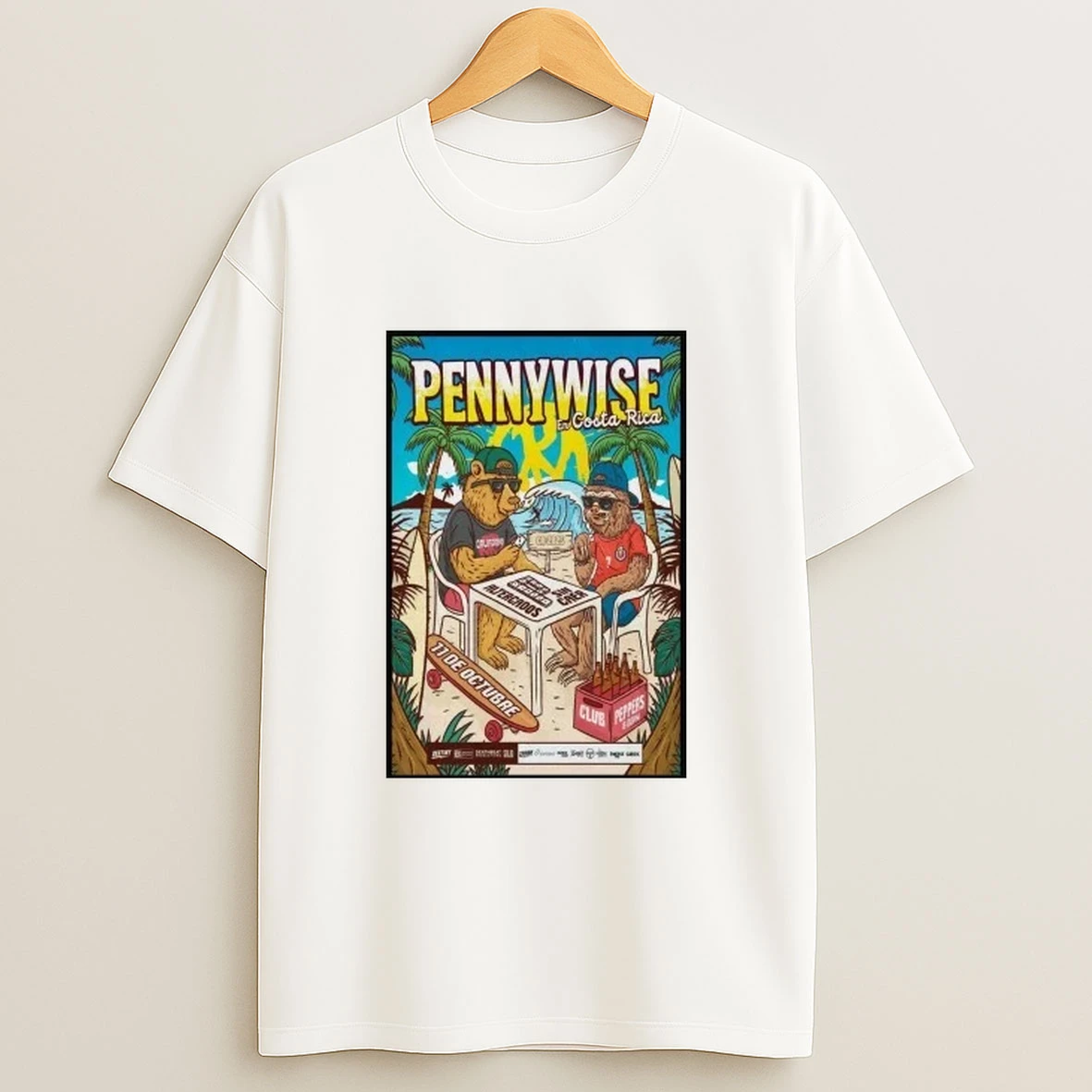 Pennywise Central America Concert Shirts