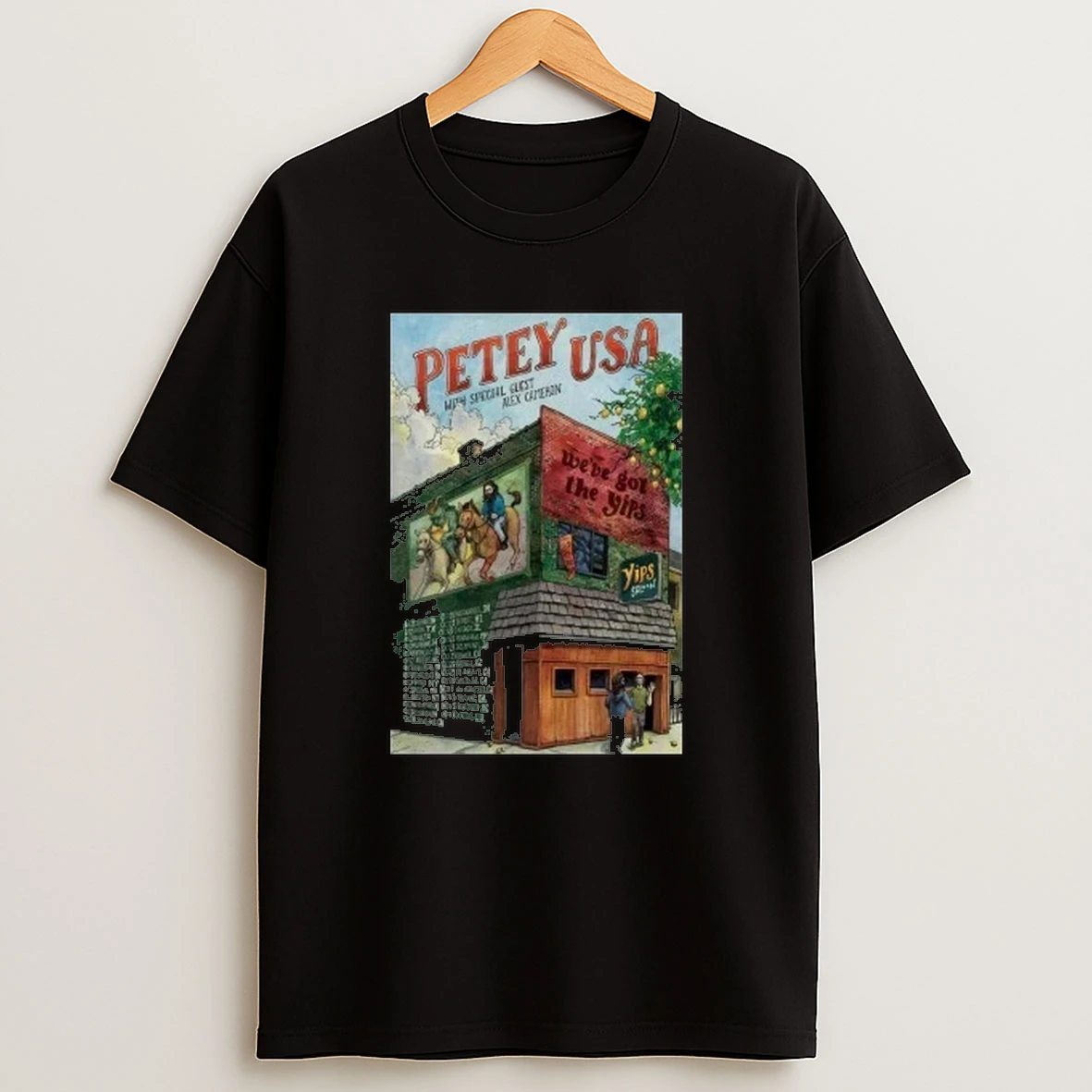 Petey America Yips Tour 2025 Shirts