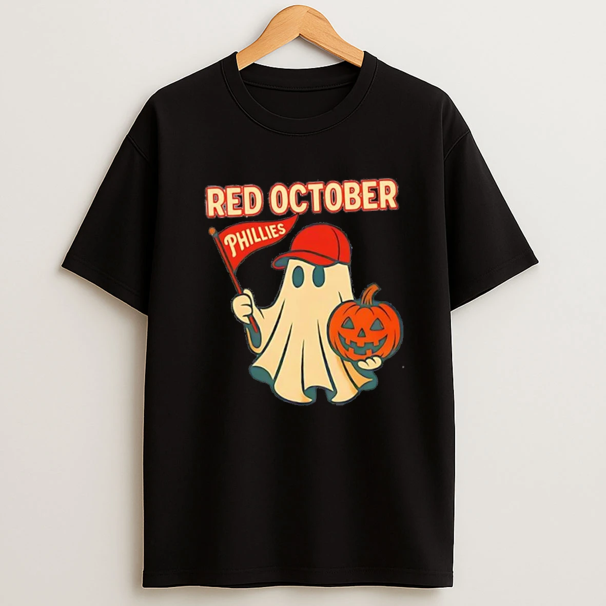 Philadelphia Phillies Red October Halloween Ghost Shirts