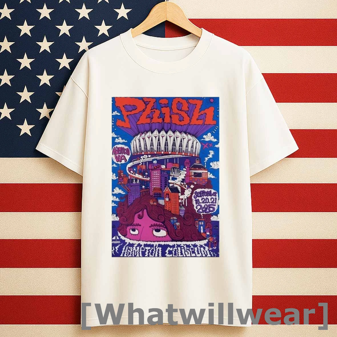 Phish Sep 19 20 21 2025 In Hampton Va Shirts