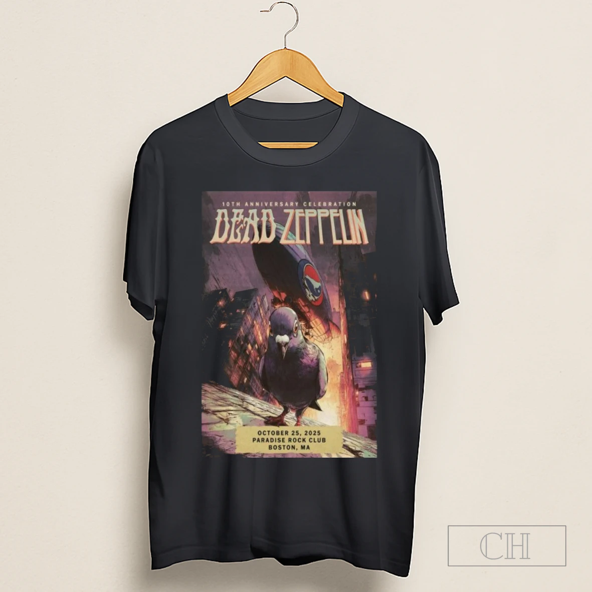 Pigeons Playing Ping Pong X Grateful Dead Oct 25 2025 Boston Ma Shirt