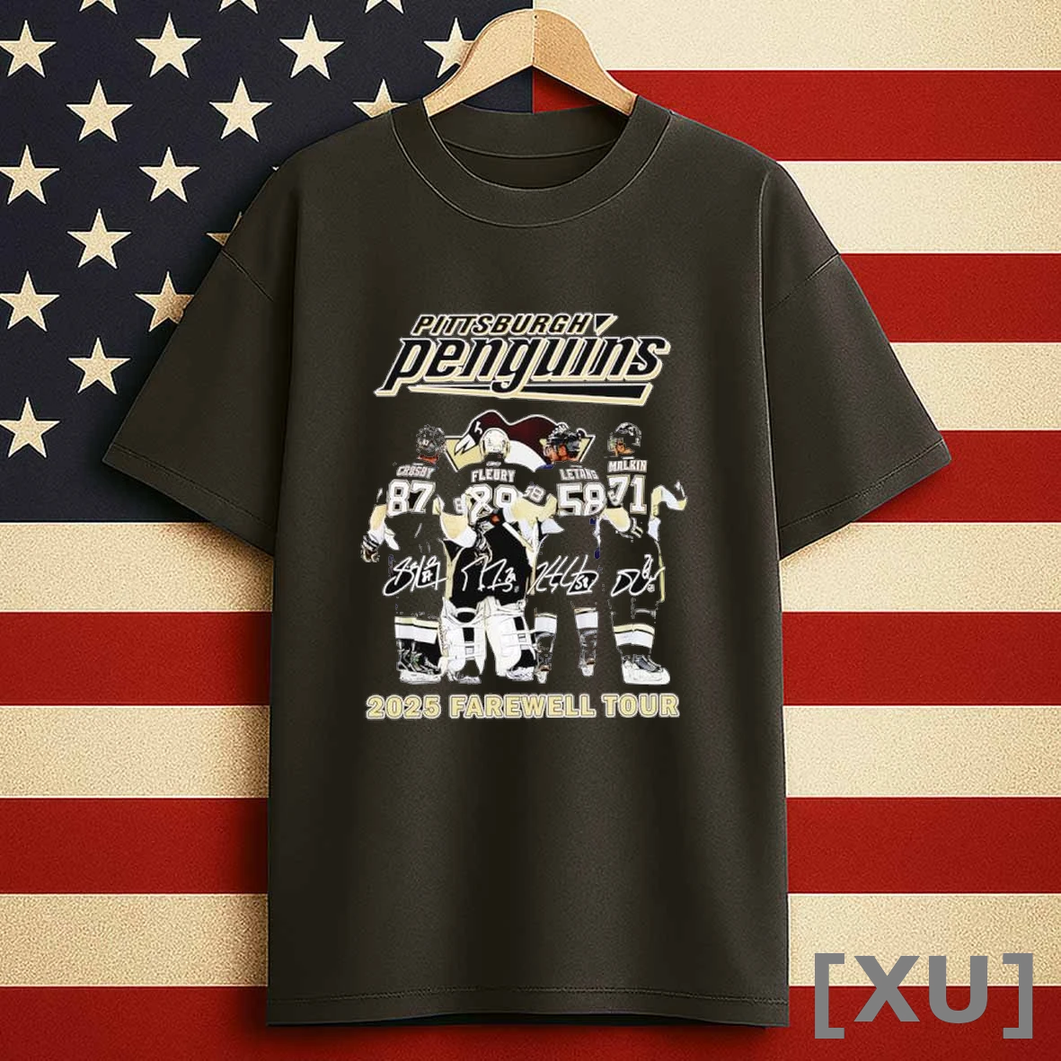 Pittsburgh Penguins Hockey 2025 Farewell Tour Signatures Shirts
