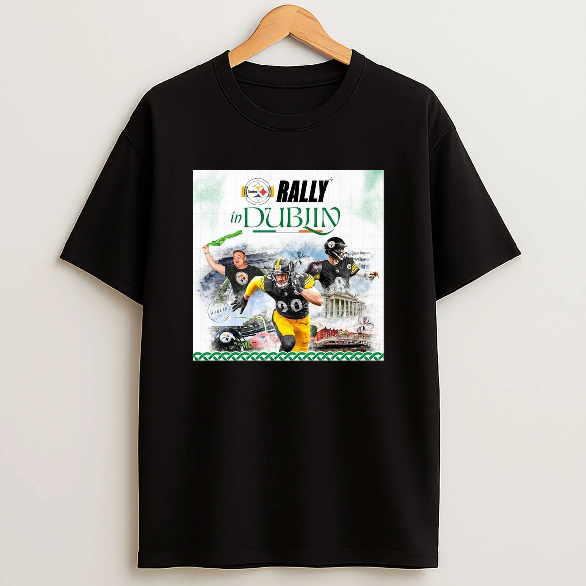 Pittsburgh Steelers Ireland Rally In Dublin 2025 Shirts
