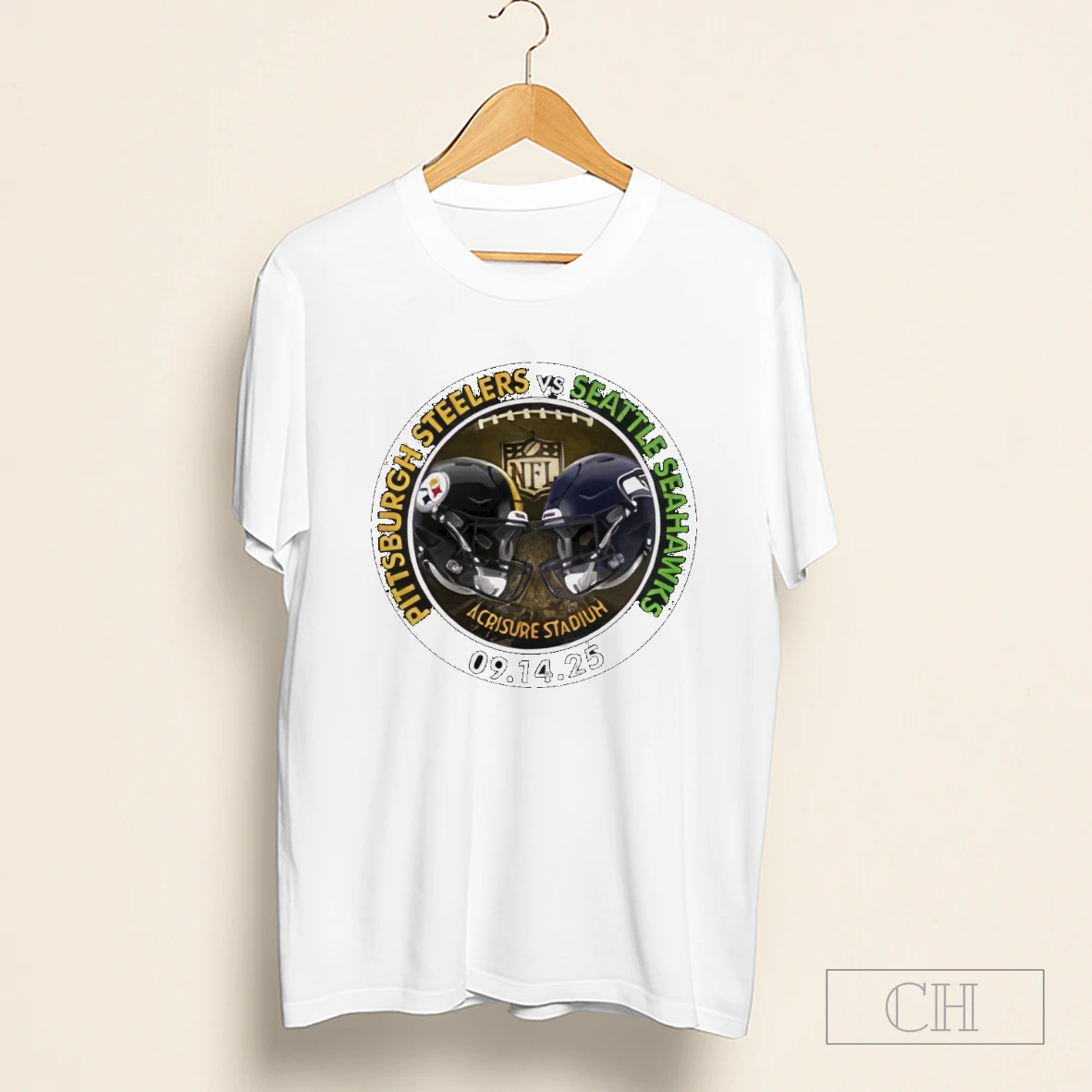Pittsburgh Steelers Vs Seattle Seahawks At Acrisure Stadium On September 14 2025 Coin Shirt