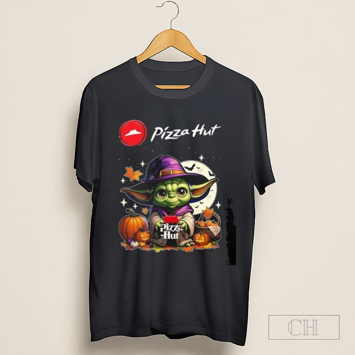 Pizza Hut X Baby Yoda Witch Halloween 2025 Shirt
