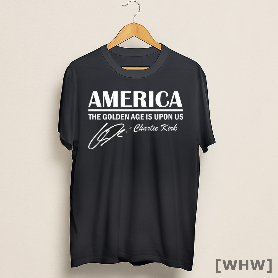 Premium America The Golden Age Is Upon Us Charlie Kirk Shirt