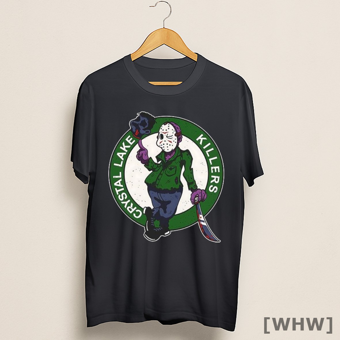 Premium Crystal Lake Killers Jason Voorhees Holding Head Knife Shirt