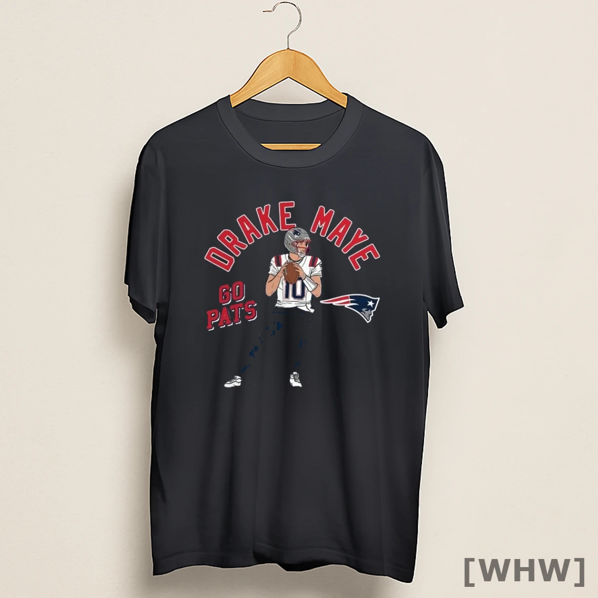 Premium Drake Maye New England Patriots Player Illustrative Pack 2025 Shirt