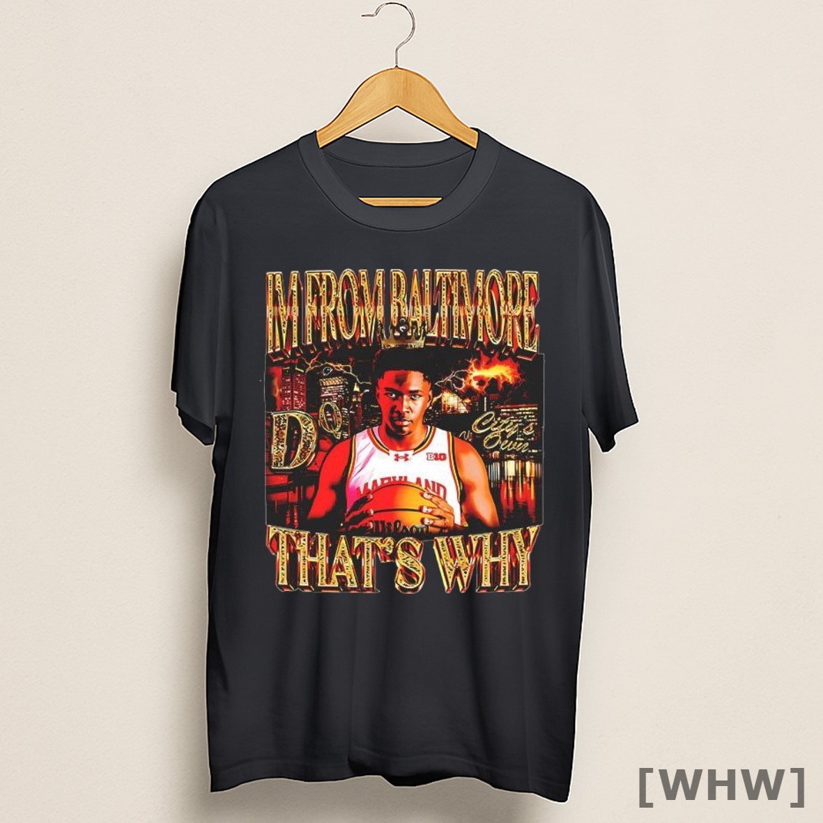Premium I_m From Baltimore D Q City_s Own That_s Why Basketball Player Crown Baltimore Shirt