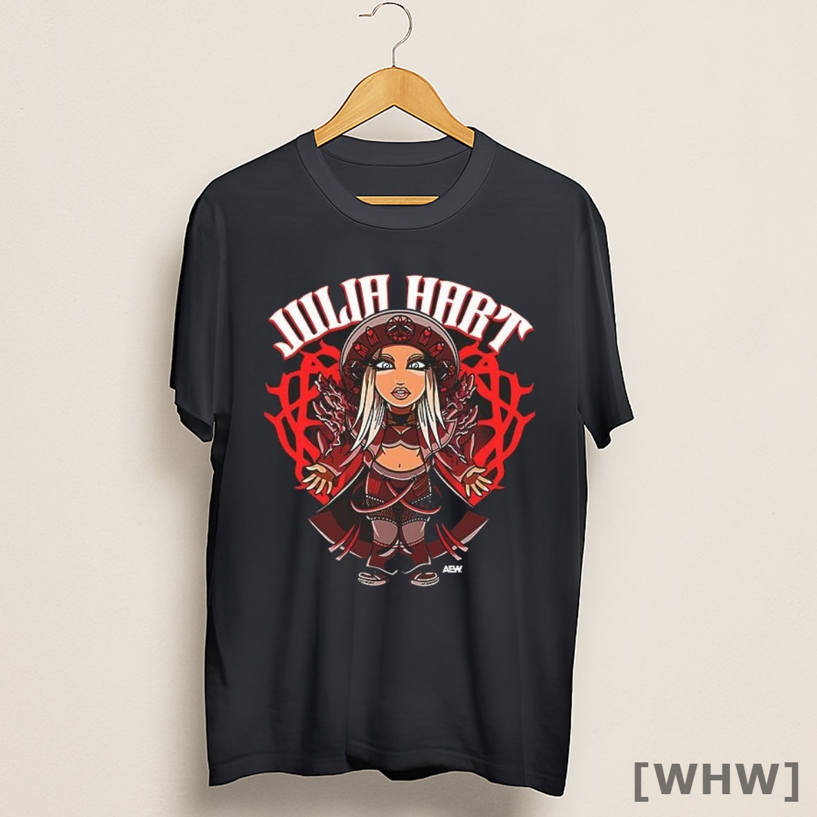 Premium Julia Hart Aew Wrestling Chibi Cartoon Shirt
