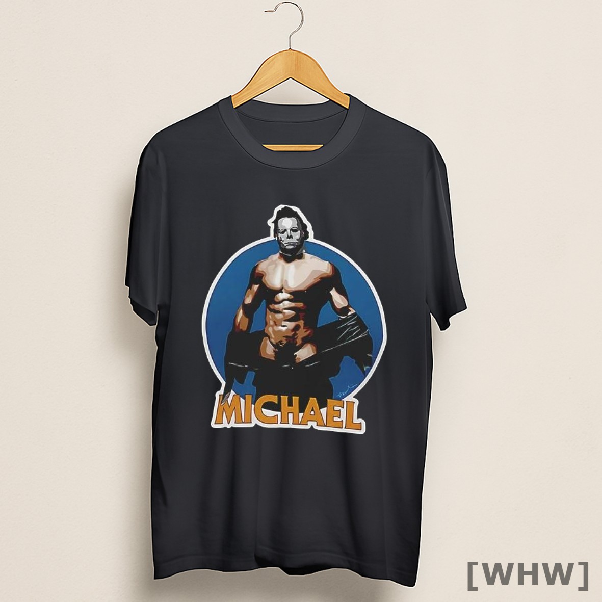 Premium Michael Myers Naked Abs Halloween Shirt