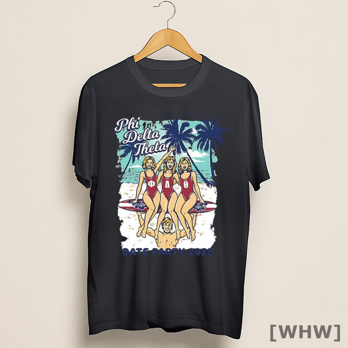 Premium Phi Delta Theta Date Party 2025 Beach Shirt