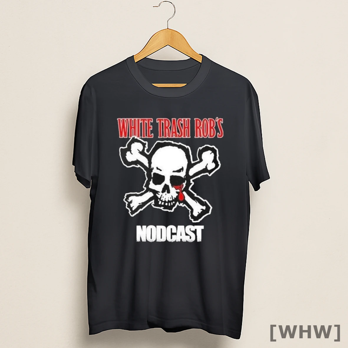 Premium Rob From Nod White Trash Robs Nodcast Skull Shirt