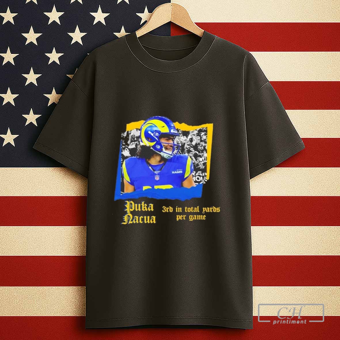 Puka Nacua 3rd In Total Yards Per Game Tshirt Sweater