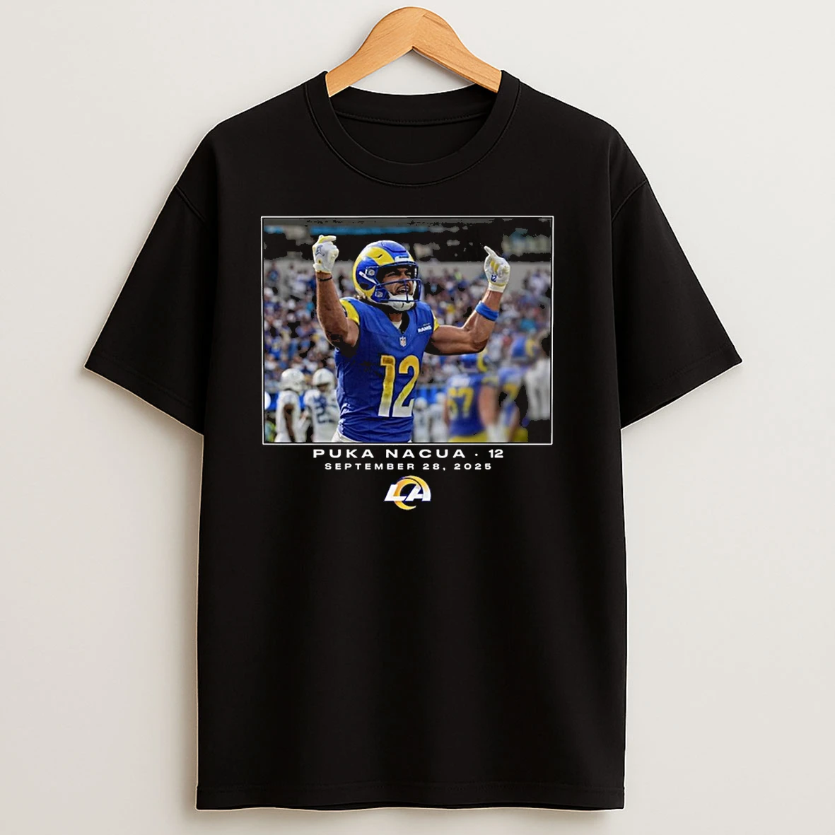 Puka Nacua Los Angeles Rams Nfl Flash Features Week 4 September 28 2025 Shirts
