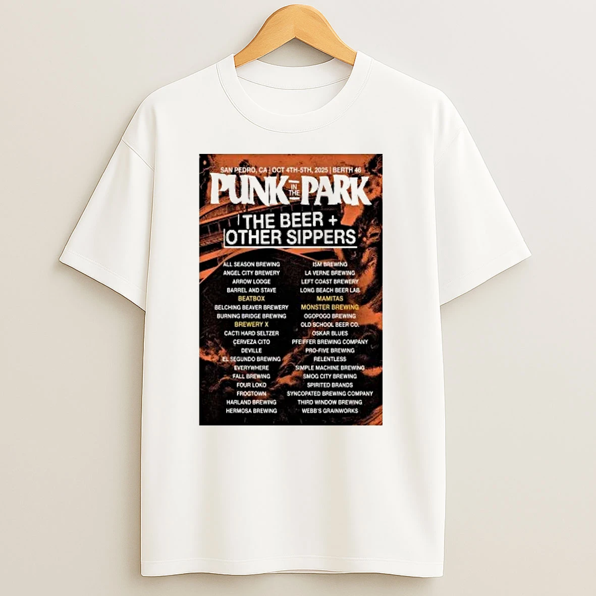 Punk Festival San Pedro California 2025 Shirts