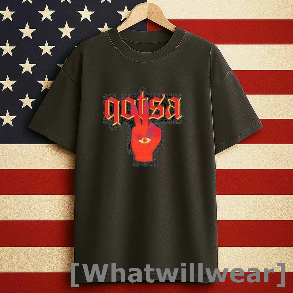 Qotsa The Evil Has Landed Brown 2025 Shirts
