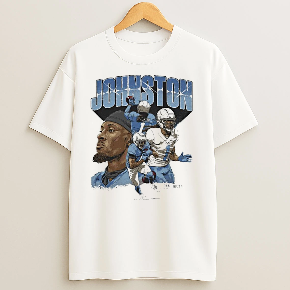 Quentin Johnston Los Angeles Chargers Collage Shirts
