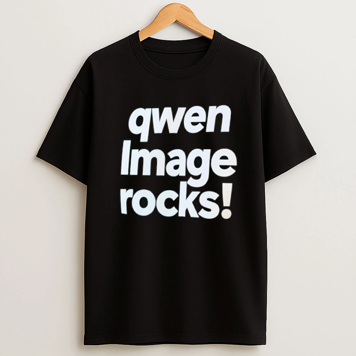 Qwen Image Rocks Shirts