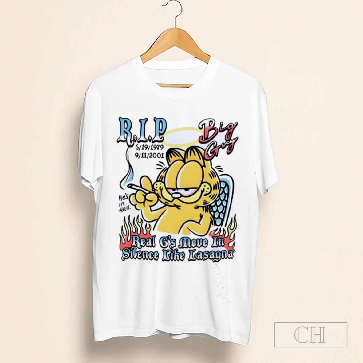 Rip Big Guy Real Gs Move In Silence Like Lasagna Shirt