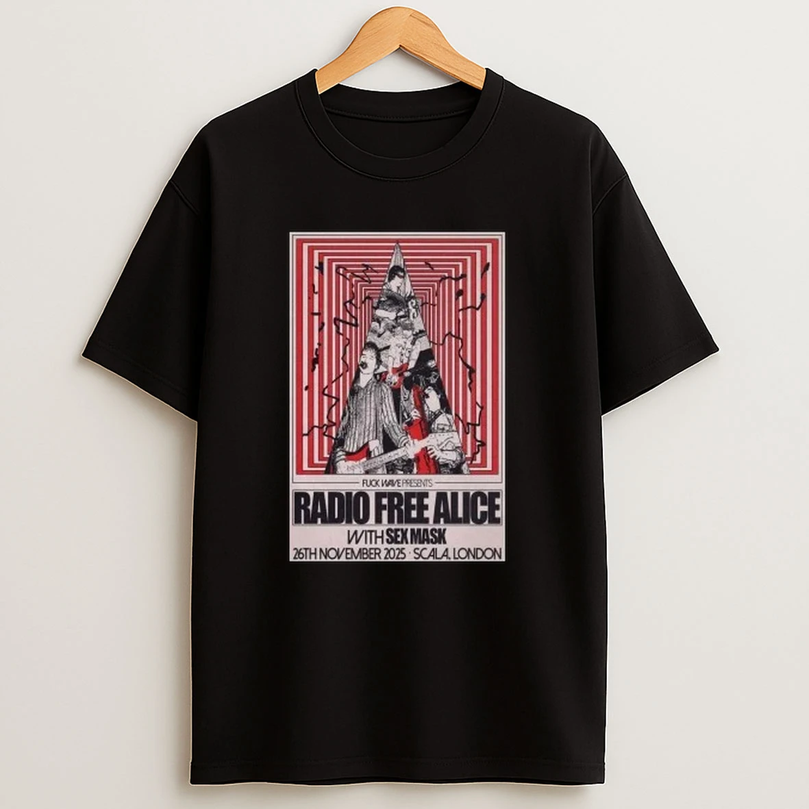 Radio Free Alice Nov 26 2025 Scala In London Uk Shirts