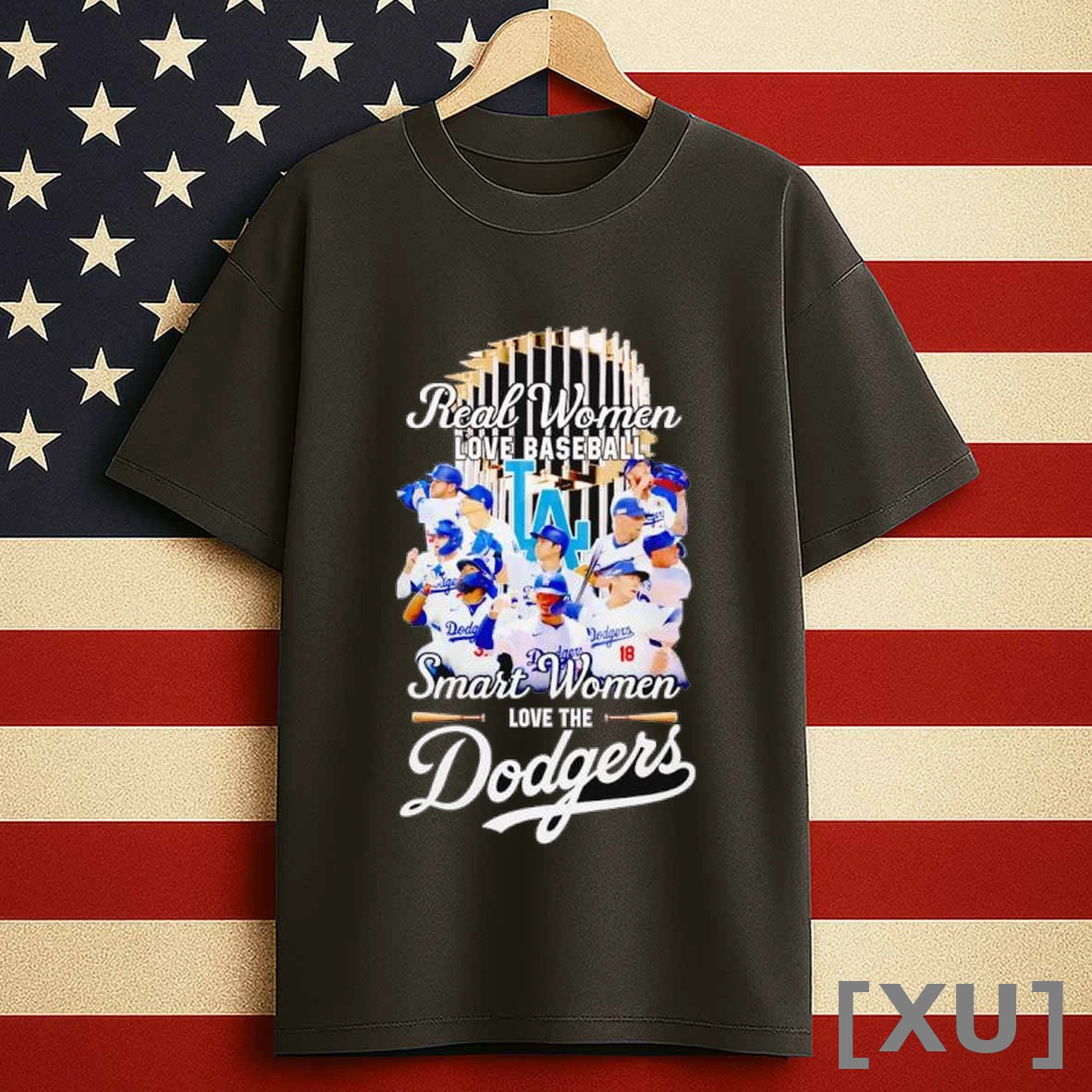 Real Women Love Baseball Smart Women Love The Los Angeles Dodgers Shirts