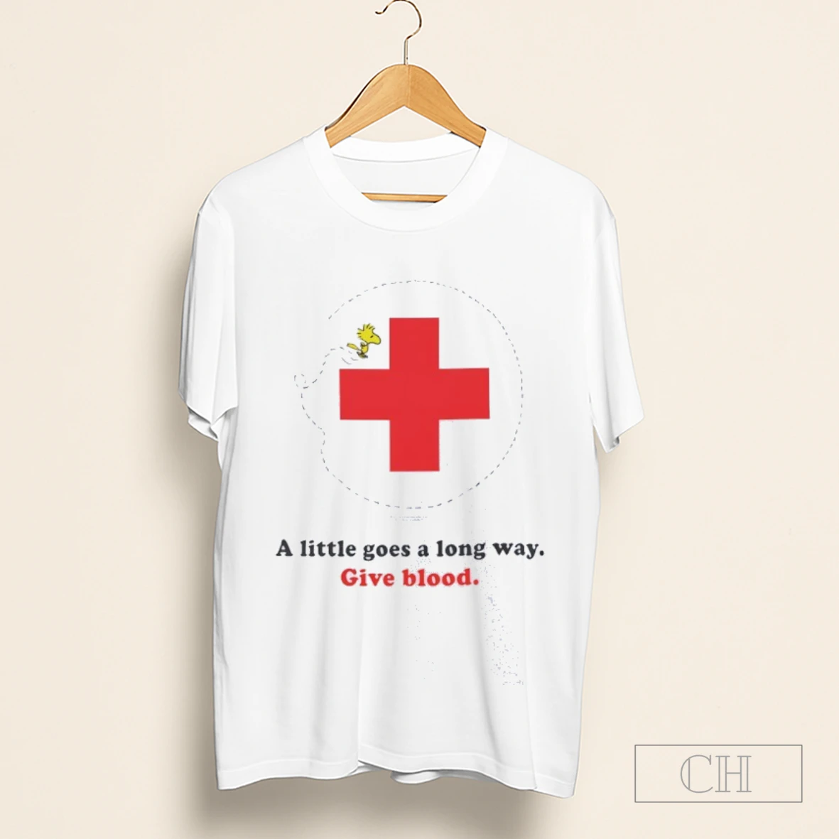 Red Cross Peanuts Celebrate 75 Years Of Snoopy Shirt